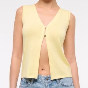 Abercrombie V Neck Cutaway Sweater